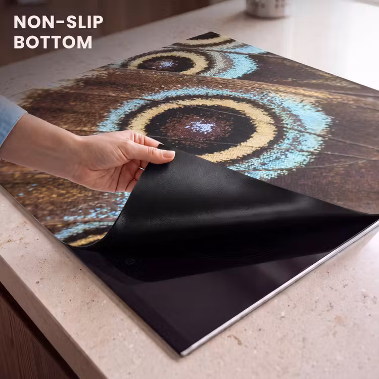 Induction hob cover - Wings - Butterfly - Blue — 5