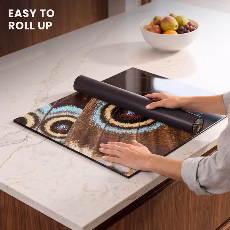Induction hob cover - Wings - Butterfly - Blue — 6