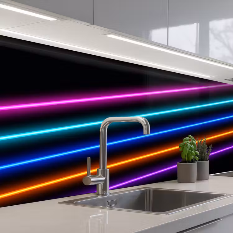 Kitchen splashback - Aesthetics - Retro - Neon — 2