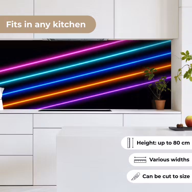 Kitchen splashback - Aesthetics - Retro - Neon — 7