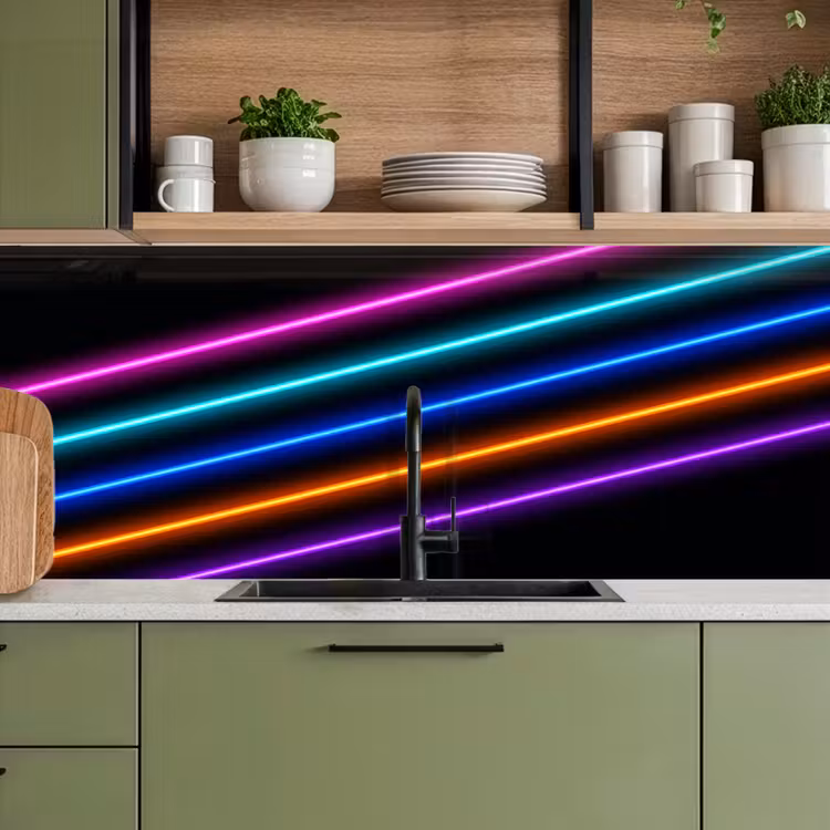 Kitchen splashback - Aesthetics - Retro - Neon — 8