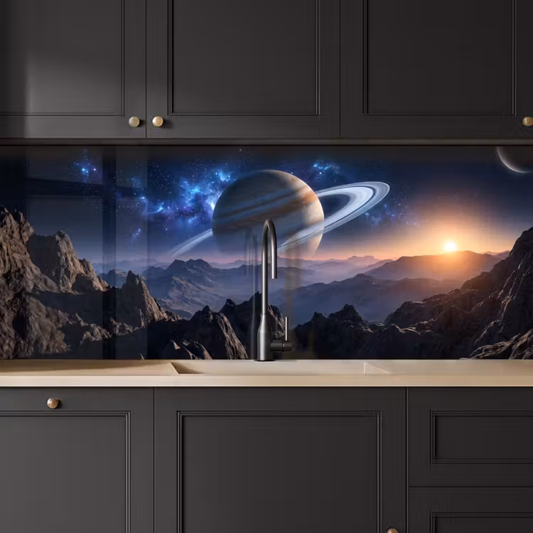 Kitchen splashback - Fantasy - Cosmos - Landscape — 6