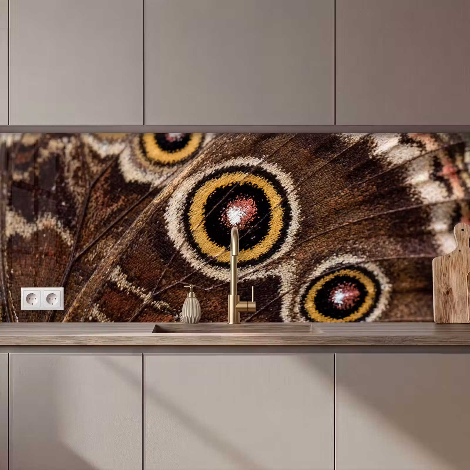 Kitchen splashback - Butterfly - Wing - Abstract — 1