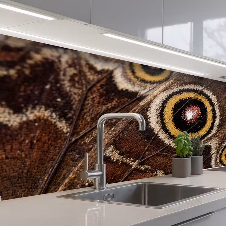 Kitchen splashback - Butterfly - Wing - Abstract — 2