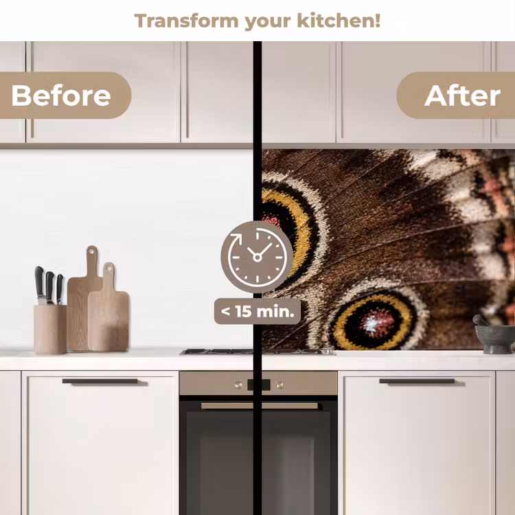 Kitchen splashback - Butterfly - Wing - Abstract — 3