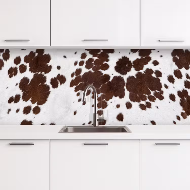 Kitchen splashback - Cowhide - Classic - Brown — 4