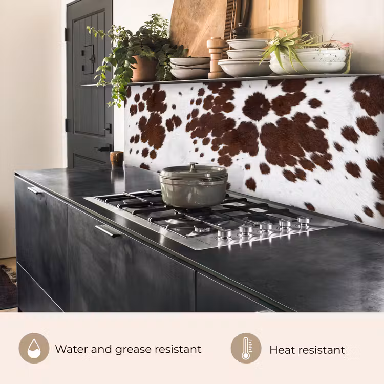 Kitchen splashback - Cowhide - Classic - Brown — 5