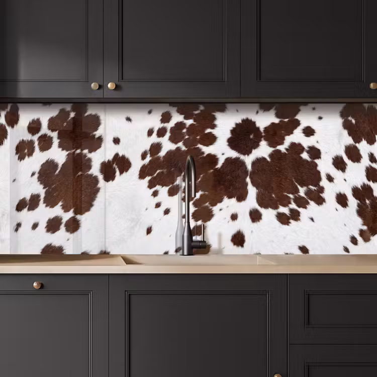 Kitchen splashback - Cowhide - Classic - Brown — 6