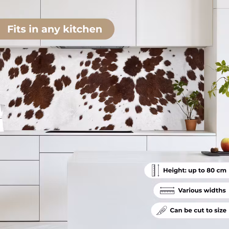 Kitchen splashback - Cowhide - Classic - Brown — 7