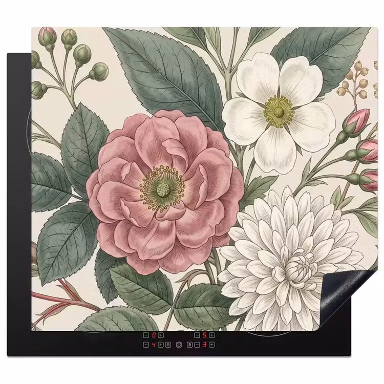 Induction hob cover - Romantic - Design - Colorful — 1