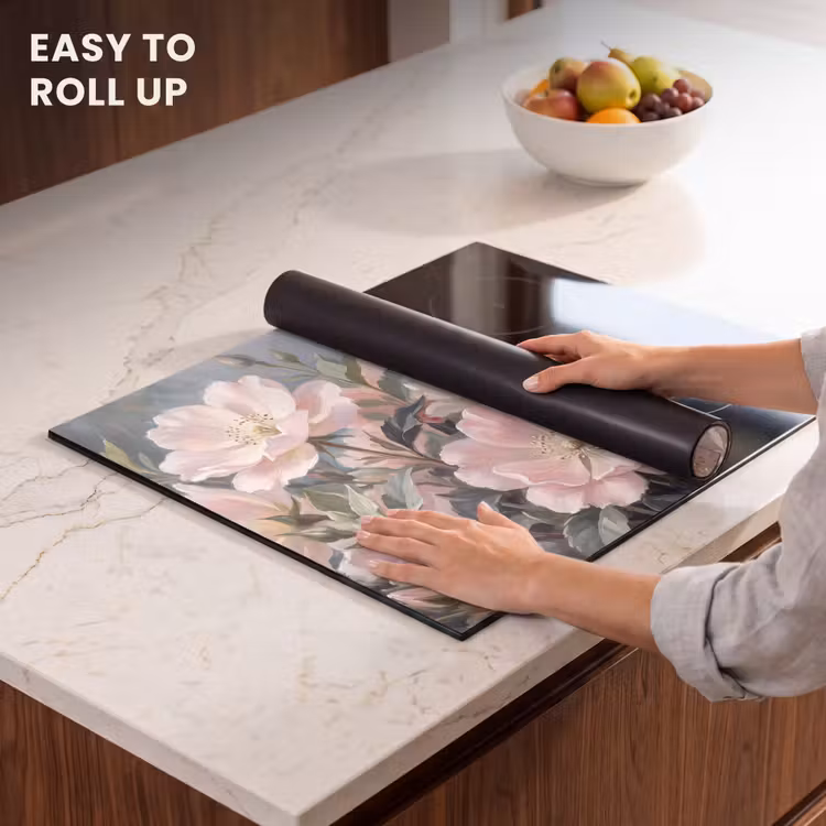 Induction hob cover - Roses - Illustration - Pink — 6