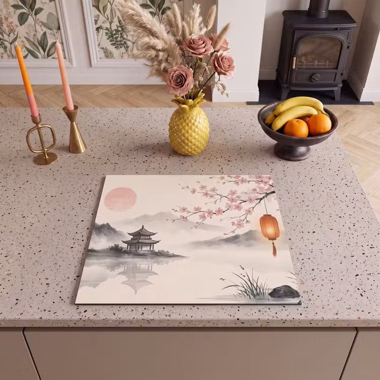 Induction hob cover - Sun - Japanese - Traditional — 3