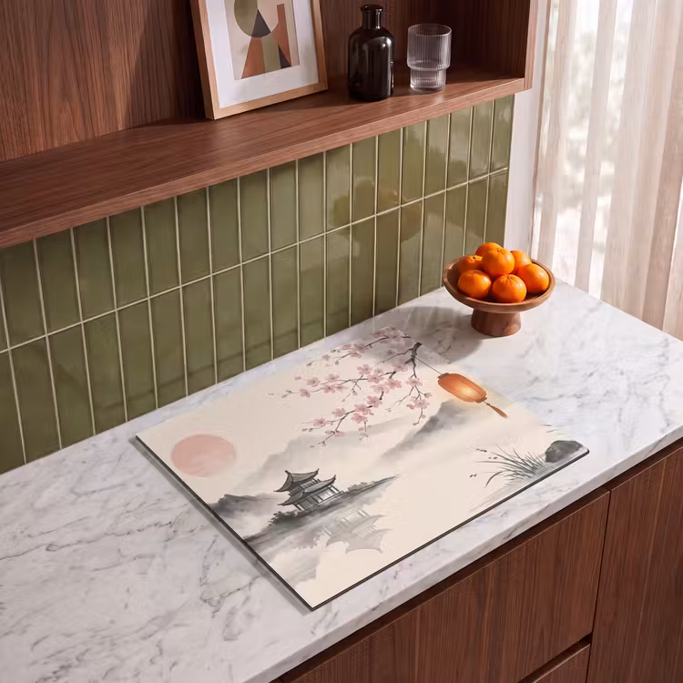 Induction hob cover - Sun - Japanese - Traditional — 4