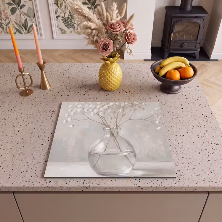 Induction hob cover - Gypsifer - Vase - White — 3