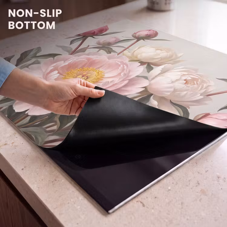 Induction hob cover - Peonies - Bouquet - Pink — 5