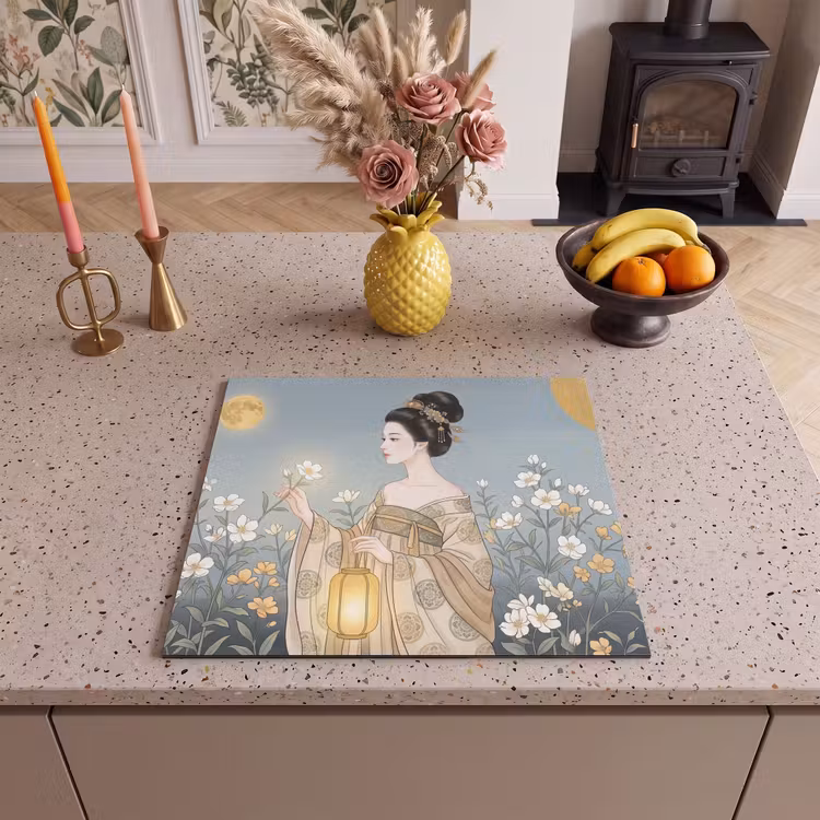 Induction hob cover - Asian - Woman - Kimono — 3