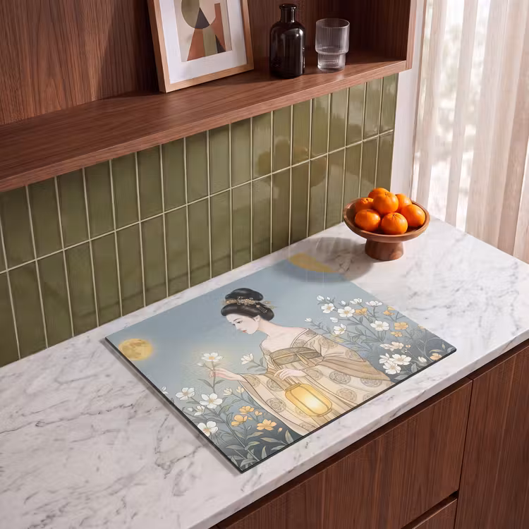 Induction hob cover - Asian - Woman - Kimono — 4