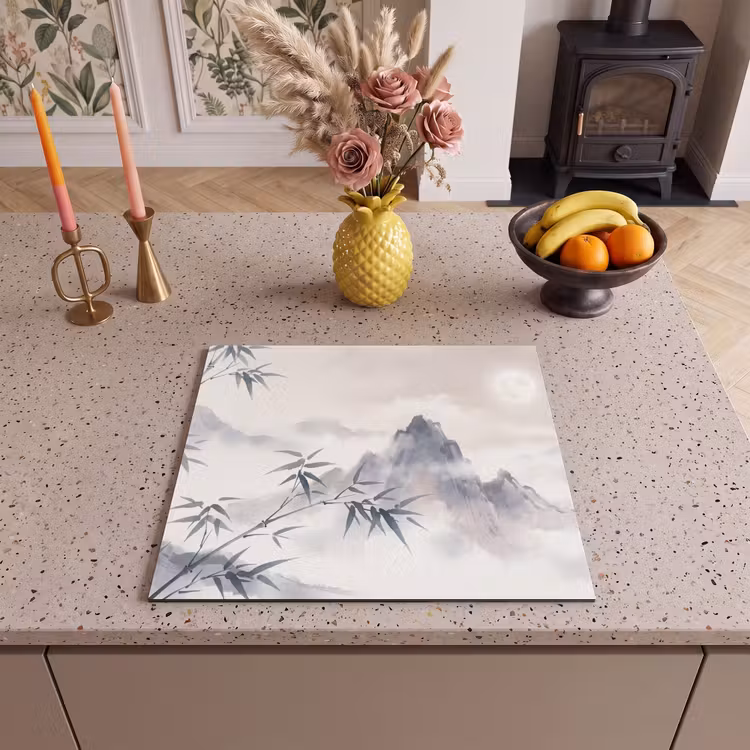 Induction hob cover - Bamboo - Asia - Gray — 3