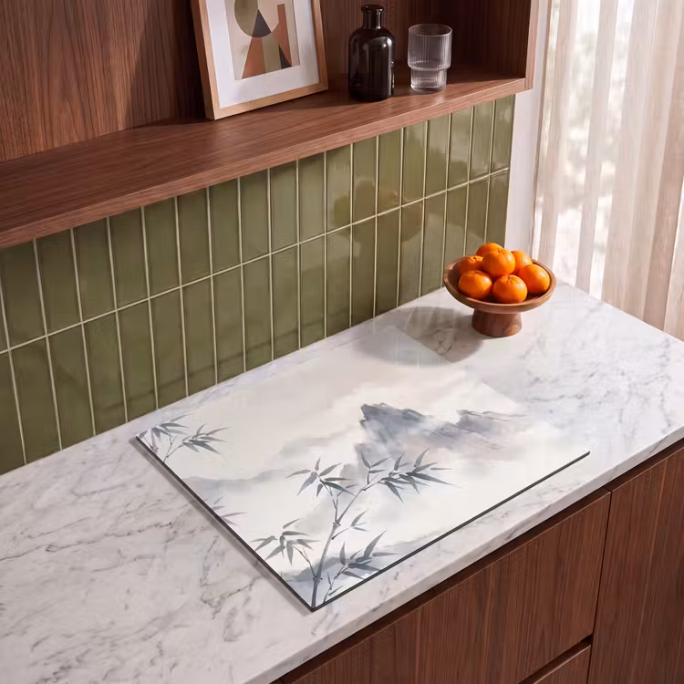 Induction hob cover - Bamboo - Asia - Gray — 4