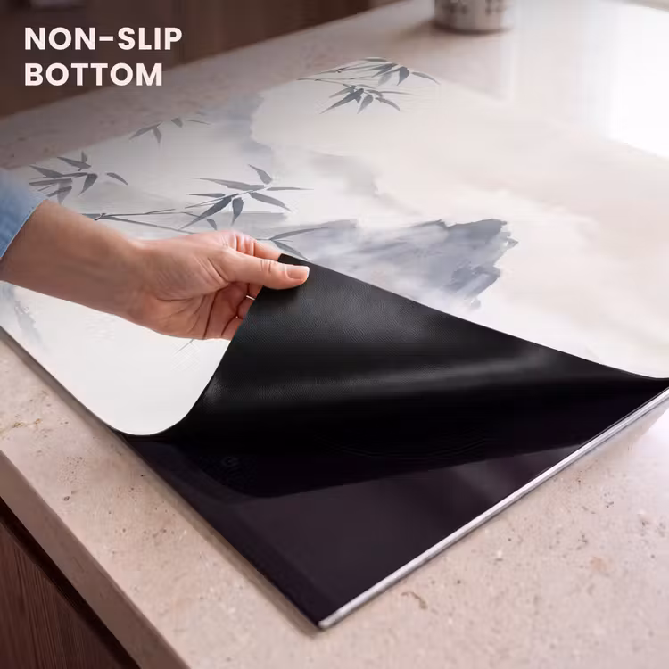 Induction hob cover - Bamboo - Asia - Gray — 5
