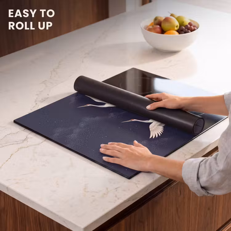 Induction hob cover - Crane - Night Sky - Blue — 6