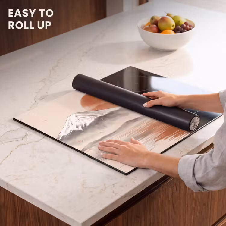 Induction hob cover - Mountain top - Lake - Blossom — 6