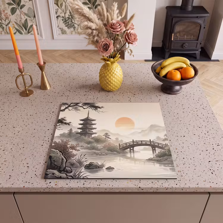 Induction hob cover - Asia - Landscape - Colorful — 3