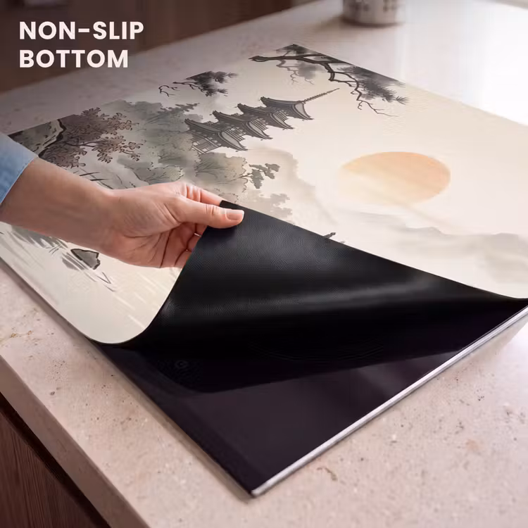 Induction hob cover - Asia - Landscape - Colorful — 5