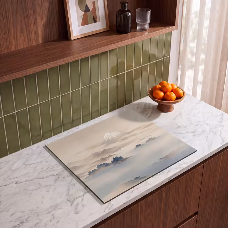 Induction hob cover - Japanese - Landscape - Beige — 4