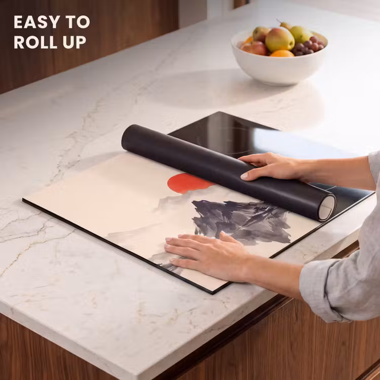 Induction hob cover - Oriental - Cranes - Landscape — 6