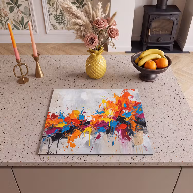 Induction hob cover - Abstract - Painting - Colorful - Dynamic — 3