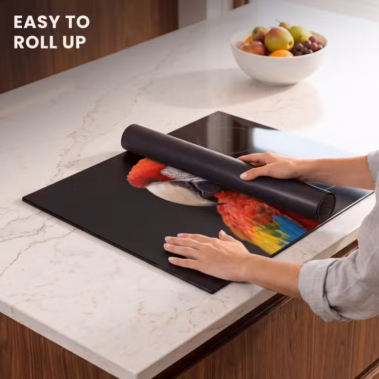 Induction hob cover - Macaw - Portrait - Red — 6