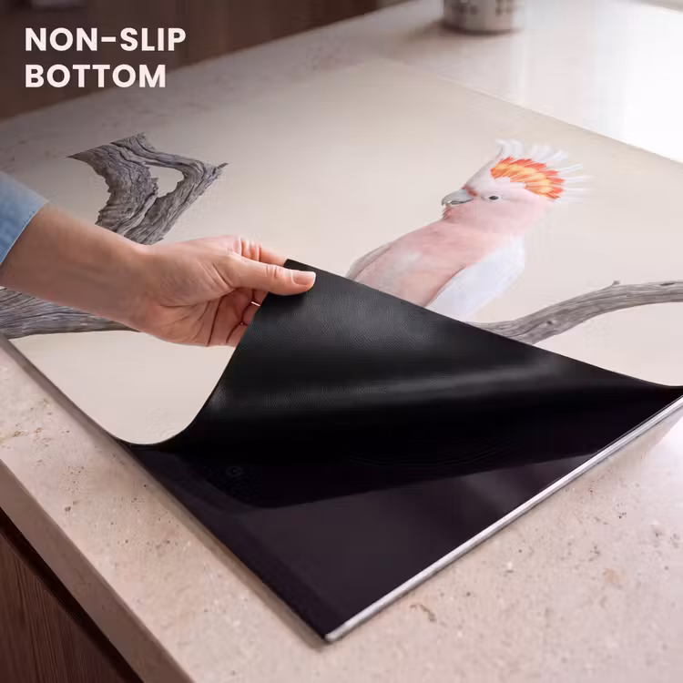 Induction hob cover - Parrot - Branch - Pink — 5