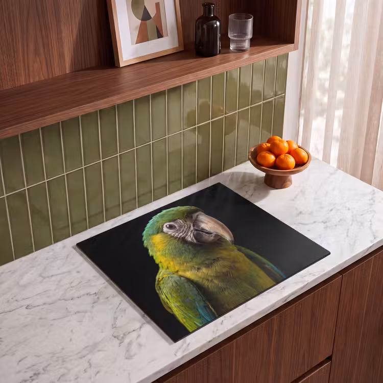Induction hob cover - Macaw - Portrait - Green — 4