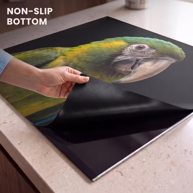 Induction hob cover - Macaw - Portrait - Green — 5