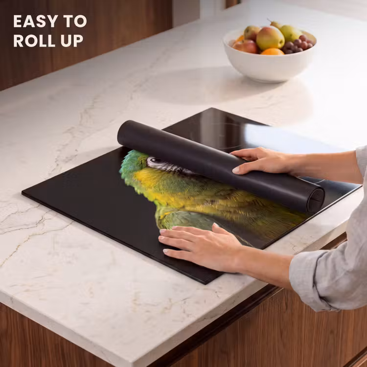 Induction hob cover - Macaw - Portrait - Green — 6
