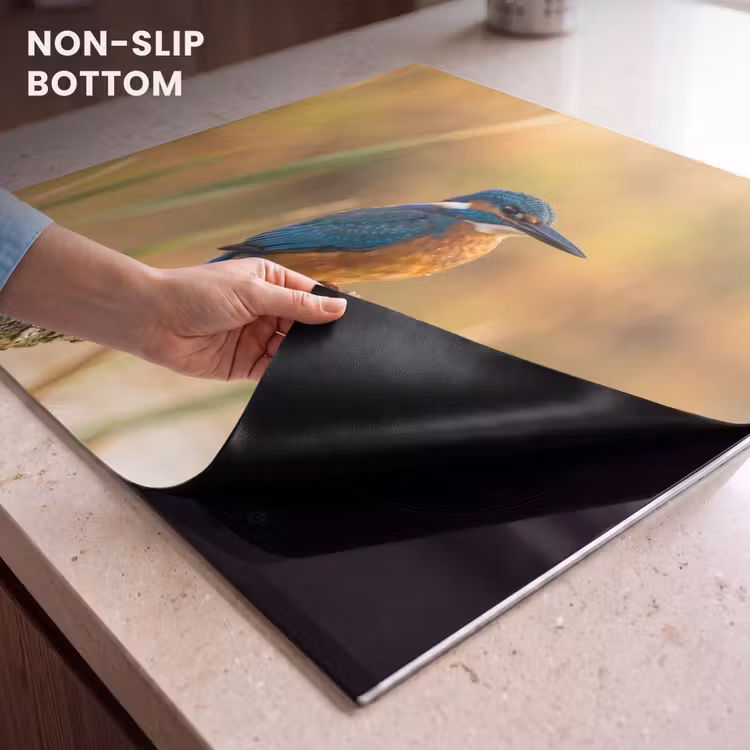 Induction hob cover - Kingfisher - Branch - Water - Colorful - Vibrant — 5