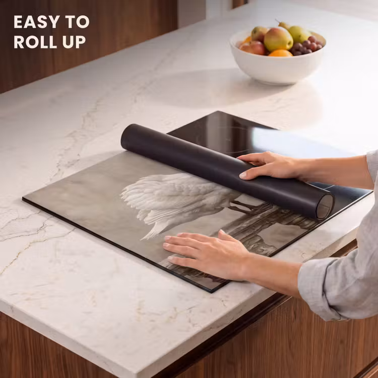Induction hob cover - Swan - Elegant - Animals - White — 6