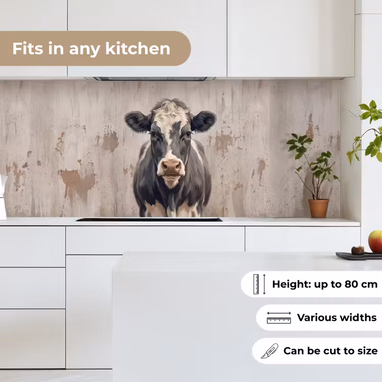 Kitchen splashback - Cow - Portrait - Animals - Modern — 7