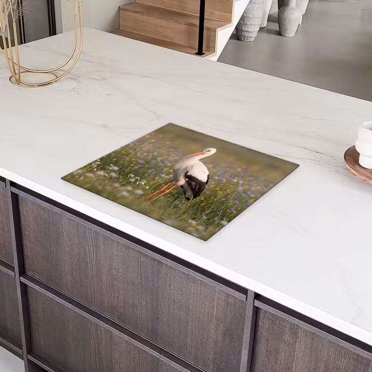 Induction hob cover - Ewe eagle - Flowers - Meadow - Colorful — 4