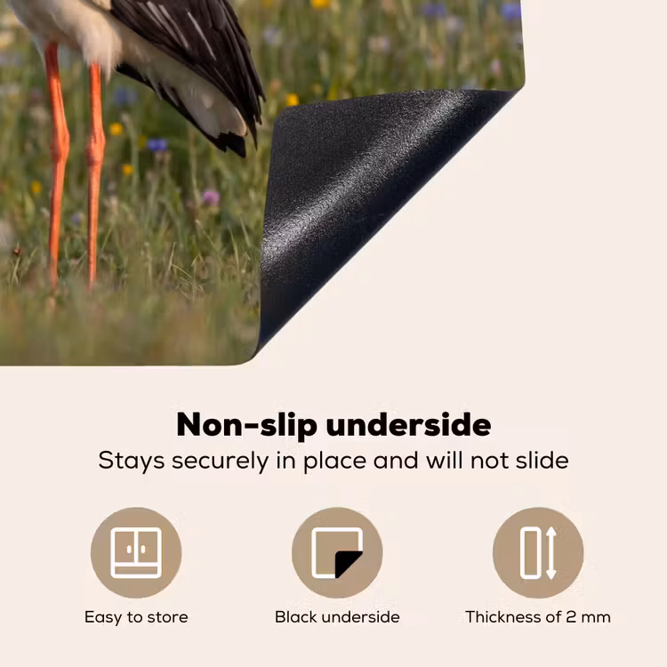 Induction hob cover - Ewe eagle - Flowers - Meadow - Colorful — 5