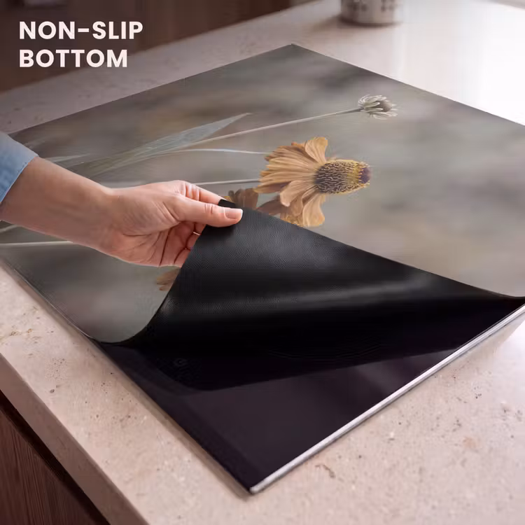 Induction hob cover - Sun hat - Dry flowers - Yellow - Warm — 5