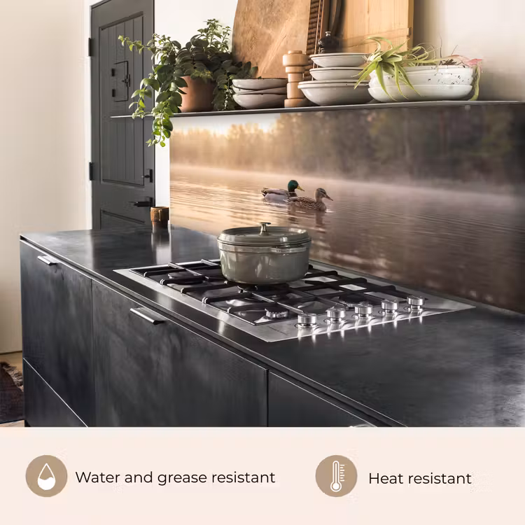 Kitchen splashback - Ducks - Water - Fog - Nature — 5