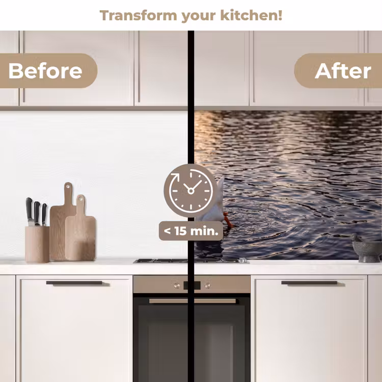 Kitchen splashback - Ducks - Water - Nature — 3