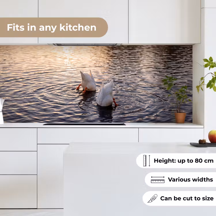 Kitchen splashback - Ducks - Water - Nature — 7