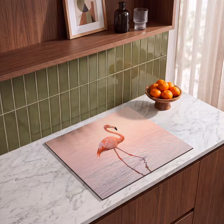 Induction hob cover - Flamingo - Water - Pink — 4