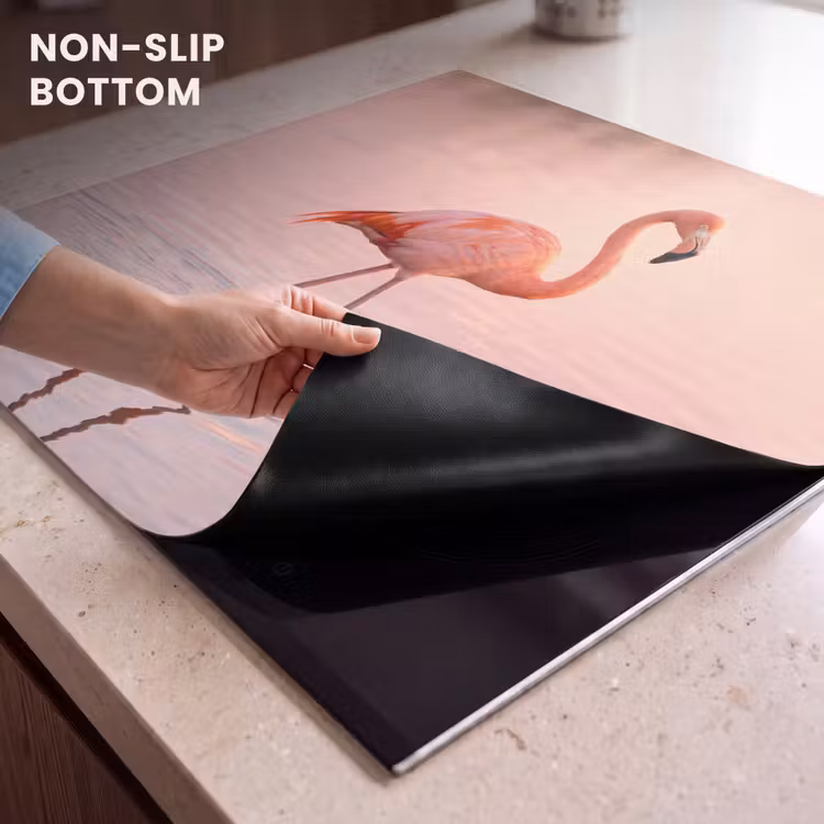Induction hob cover - Flamingo - Water - Pink — 5