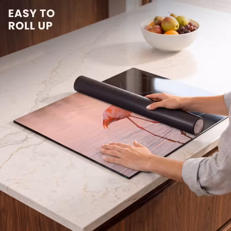 Induction hob cover - Flamingo - Water - Pink — 6