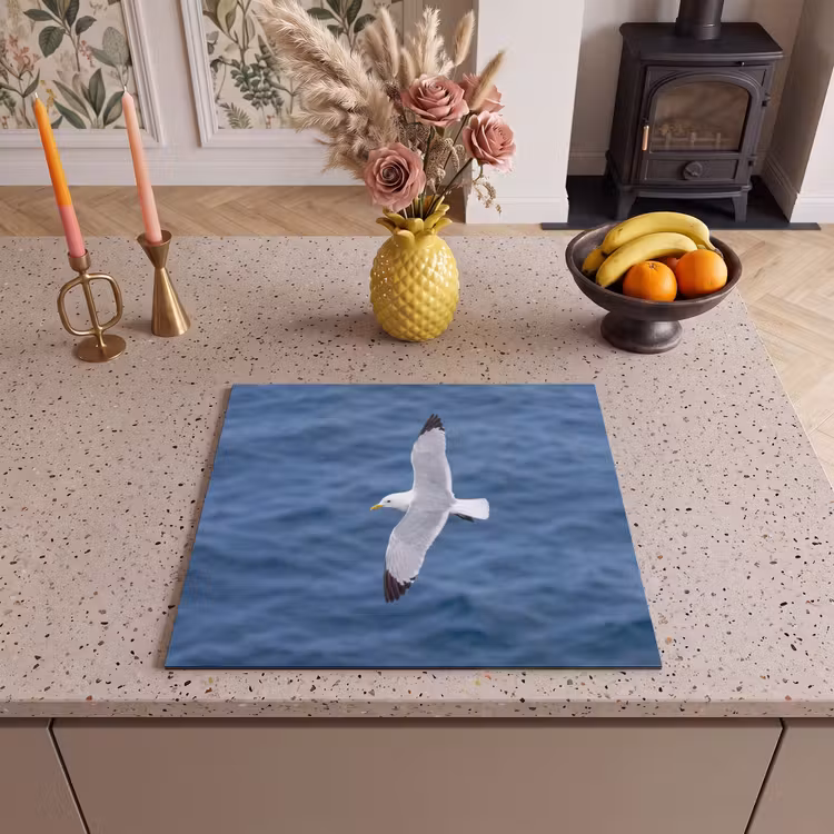 Induction hob cover - Seagull - Ocean - Blue — 3