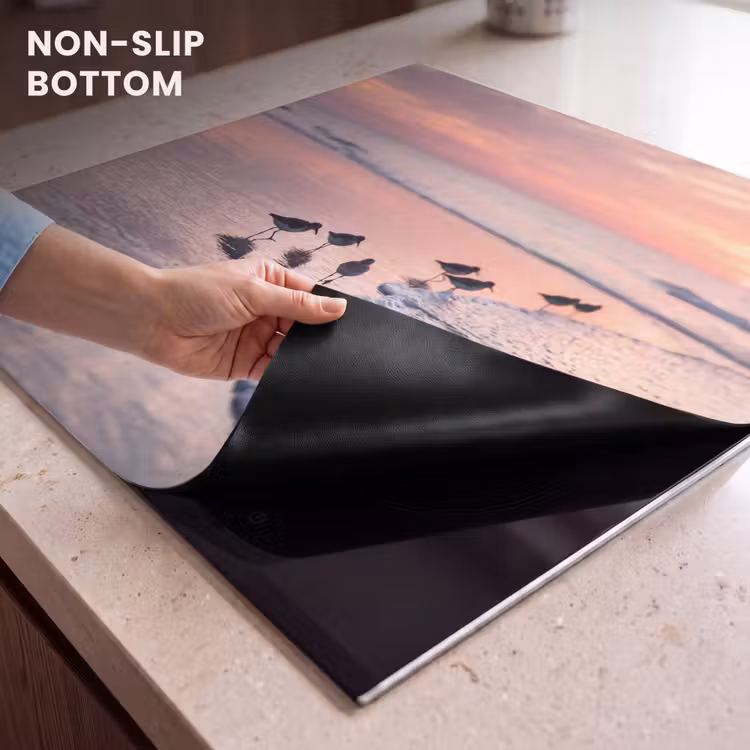 Induction hob cover - Seagulls - Beach - Sea - Pink — 5